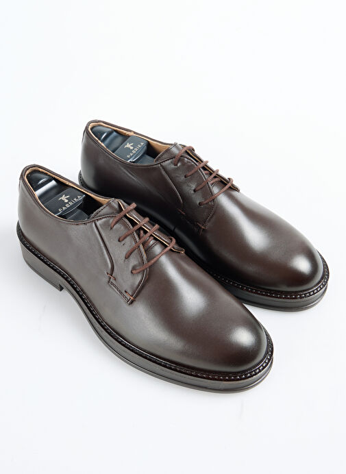Fabrika Kahverengi Erkek Deri Klasik Ayakkabı RIOS-ALBAN - Görsel 4