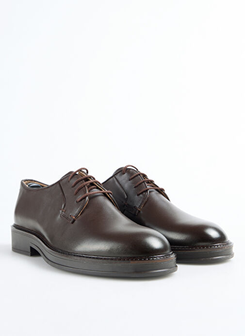 Fabrika Kahverengi Erkek Deri Klasik Ayakkabı RIOS-ALBAN - Görsel 3