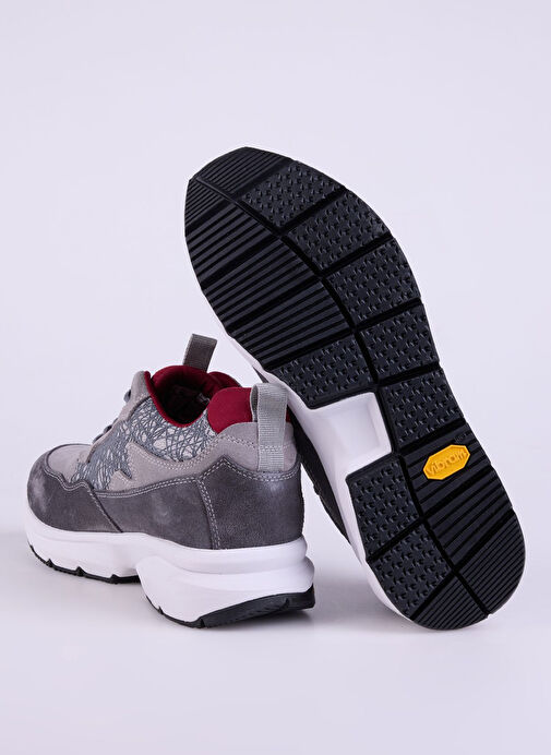 Discovery Expedition Gri-Kırmızı Erkek süet Sneaker VARANASI-KURTIS VİBRAM - Görsel 7