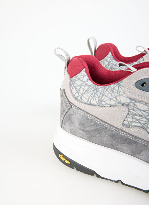Discovery Expedition Gri-Kırmızı Erkek süet Sneaker VARANASI-KURTIS VİBRAM - Görsel 13