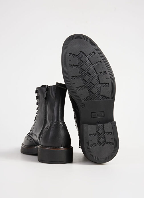 Fabrika Siyah Erkek Deri Bot RIOS-ABNER - Görsel 5