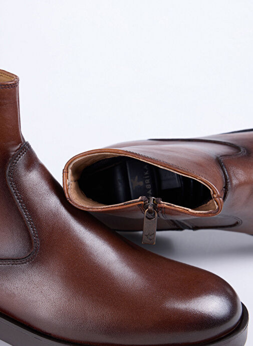 Fabrika Taba Erkek Deri Bot HENEL-BODHI - Görsel 7