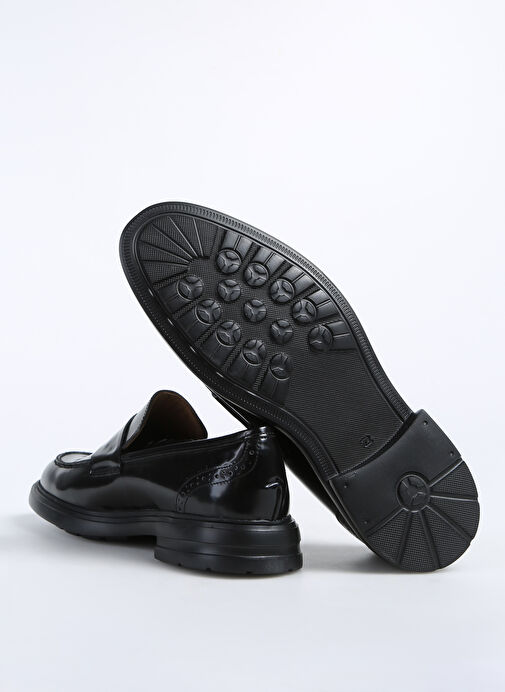 Fabrika Siyah Erkek Deri Klasik Ayakkabı RAFA-DARIAN - Görsel 6