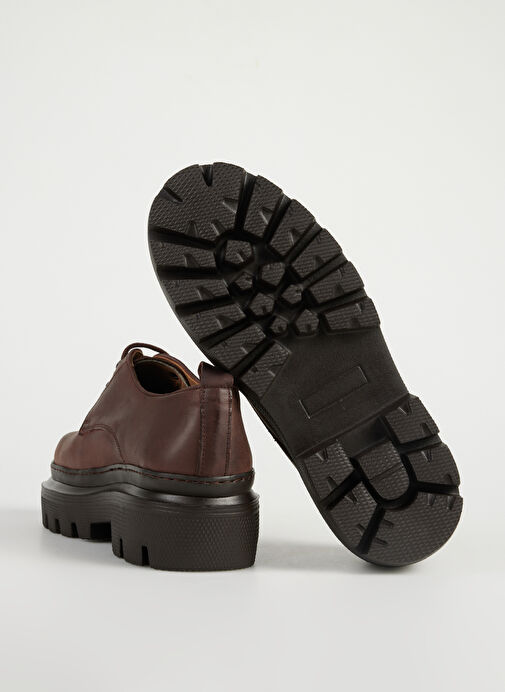 Fabrika Kahverengi Erkek Deri Günlük Ayakkabı MENGA-BARNABY - Görsel 7