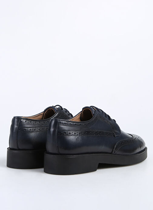 Fabrika Lacivert Erkek Deri Klasik Ayakkabı HENEL-ALONZO - Görsel 5