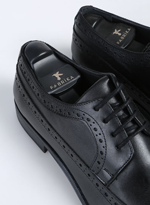 Fabrika Siyah Erkek Deri Klasik Ayakkabı JOE-ALFRED - Görsel 8
