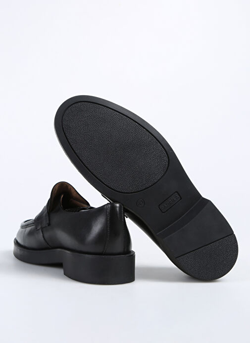 Fabrika Siyah Erkek Deri Klasik Ayakkabı HENEL-ALGAR - Görsel 6