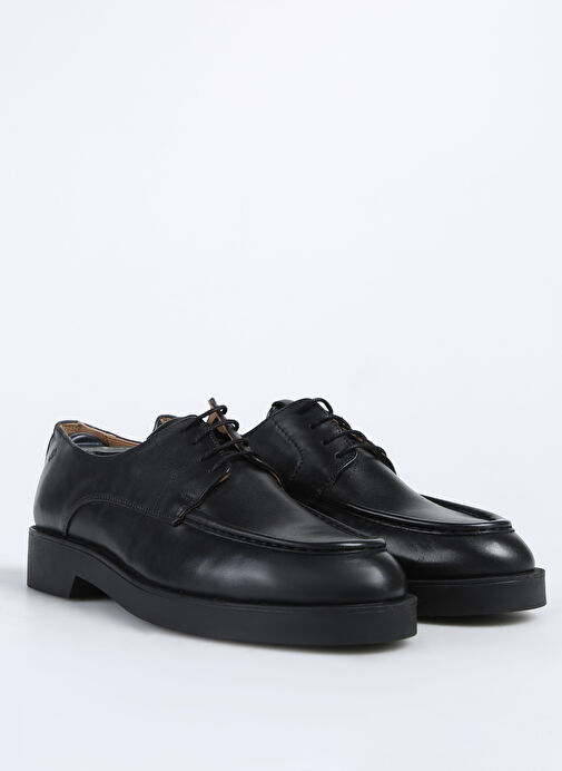 Fabrika Siyah Erkek Deri Klasik Ayakkabı HENEL-ALPHA - Görsel 4