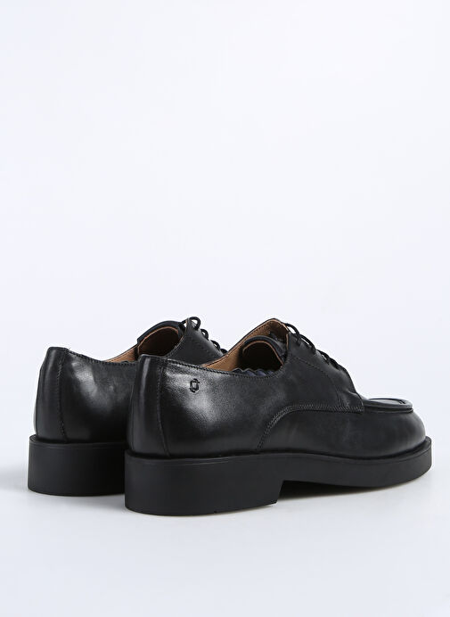 Fabrika Siyah Erkek Deri Klasik Ayakkabı HENEL-ALPHA - Görsel 5