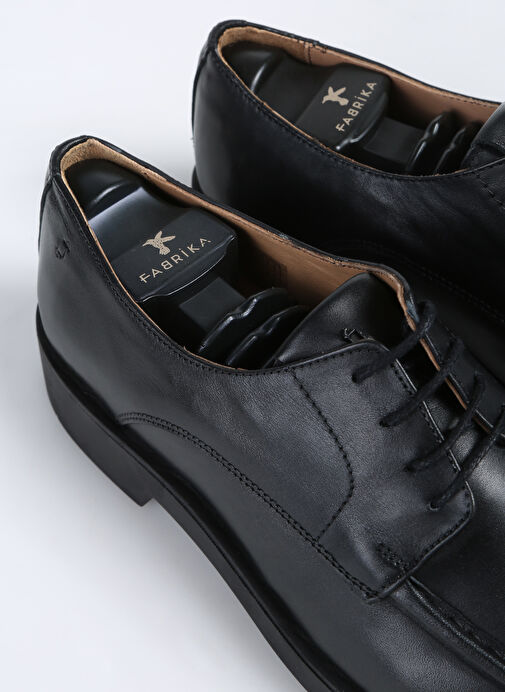 Fabrika Siyah Erkek Deri Klasik Ayakkabı HENEL-ALPHA - Görsel 8