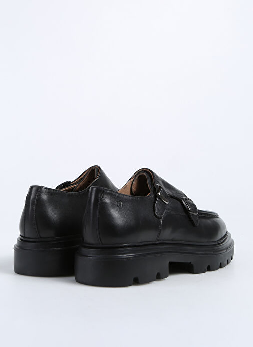 Fabrika Siyah Erkek Deri Klasik Ayakkabı WOLF-BRADY - Görsel 5