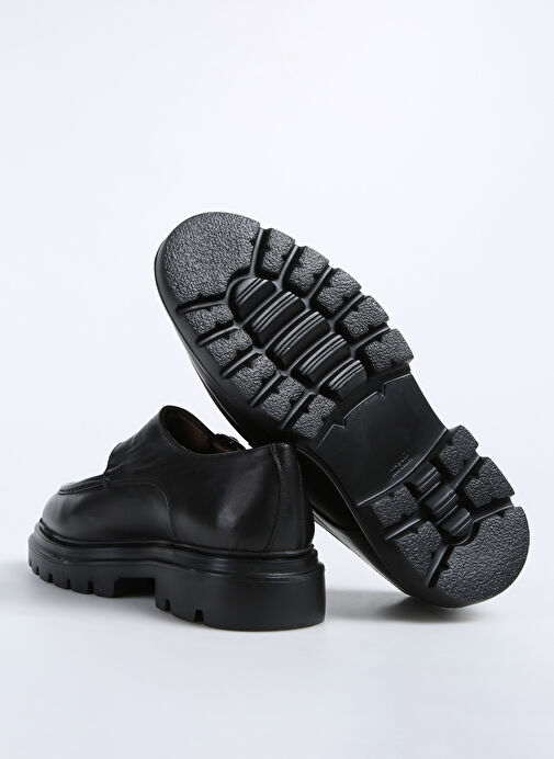 Fabrika Siyah Erkek Deri Klasik Ayakkabı WOLF-BRADY - Görsel 6