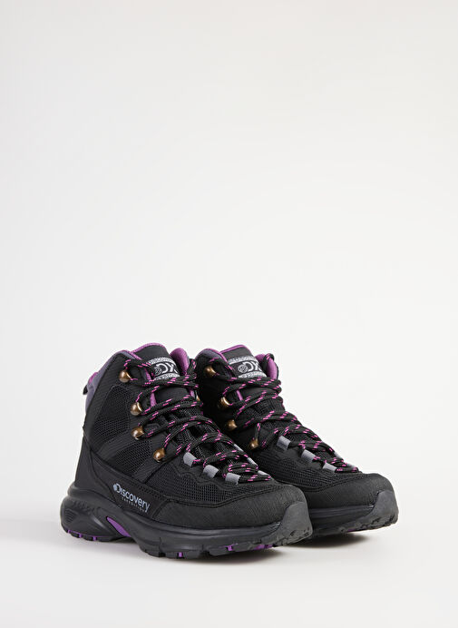 Discovery Expedition Siyah-Mor Kadın deri Outdoor Bot D-AMERY - Görsel 3
