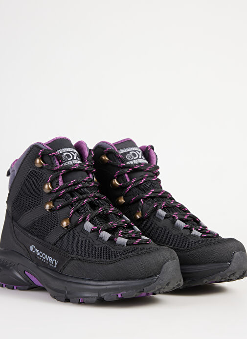 Discovery Expedition Siyah-Mor Kadın deri Outdoor Bot D-AMERY - Görsel 6