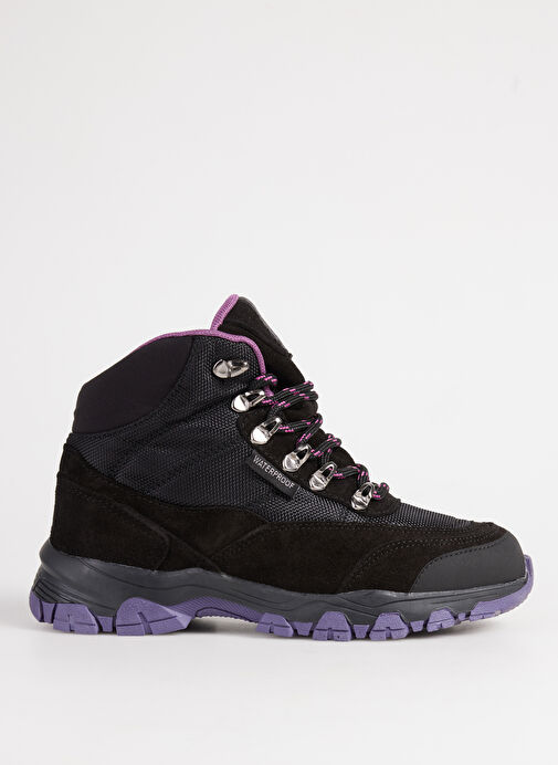 Discovery Expedition Siyah-Mor Kadın deri Outdoor Bot D-ALVILDA - Görsel 2