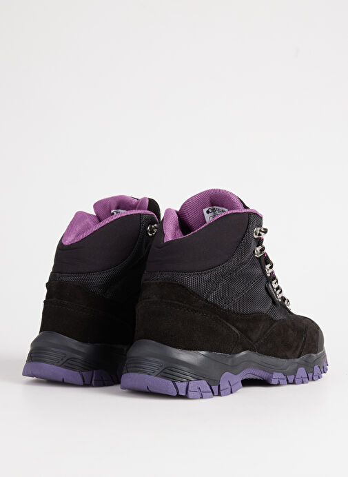 Discovery Expedition Siyah-Mor Kadın deri Outdoor Bot D-ALVILDA - Görsel 4