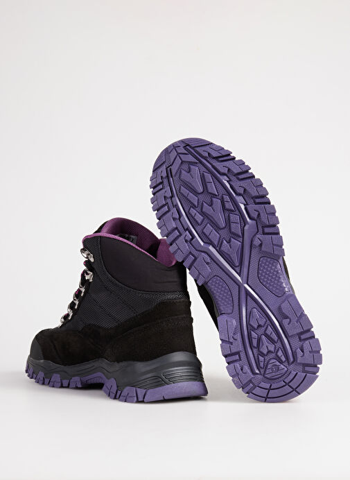 Discovery Expedition Siyah-Mor Kadın deri Outdoor Bot D-ALVILDA - Görsel 5