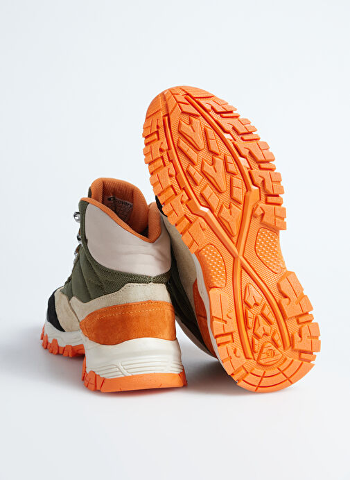 Discovery Expedition Haki-Turuncu Kadın deri Outdoor Bot D-ALVILDA - Görsel 5