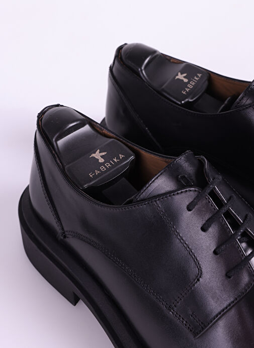 Fabrika Siyah Erkek Deri Klasik Ayakkabı DAROS-BAXTER - Görsel 8