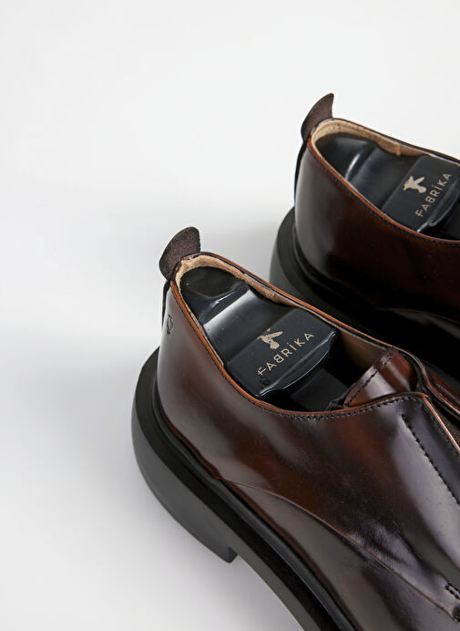 Fabrika Taba Erkek Deri Klasik Ayakkabı RABO-BENSON - Görsel 7