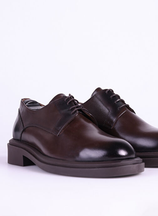 Fabrika Kahverengi Erkek Deri Klasik Ayakkabı DAROS-BAXTER - Görsel 4