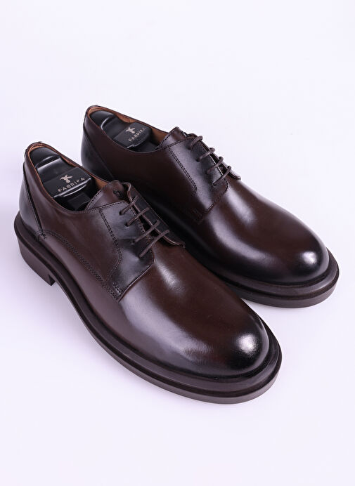 Fabrika Kahverengi Erkek Deri Klasik Ayakkabı DAROS-BAXTER - Görsel 7