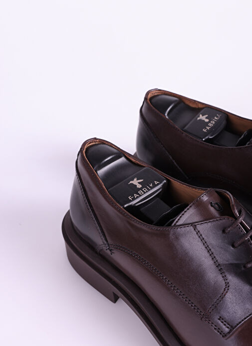 Fabrika Kahverengi Erkek Deri Klasik Ayakkabı DAROS-BAXTER - Görsel 8