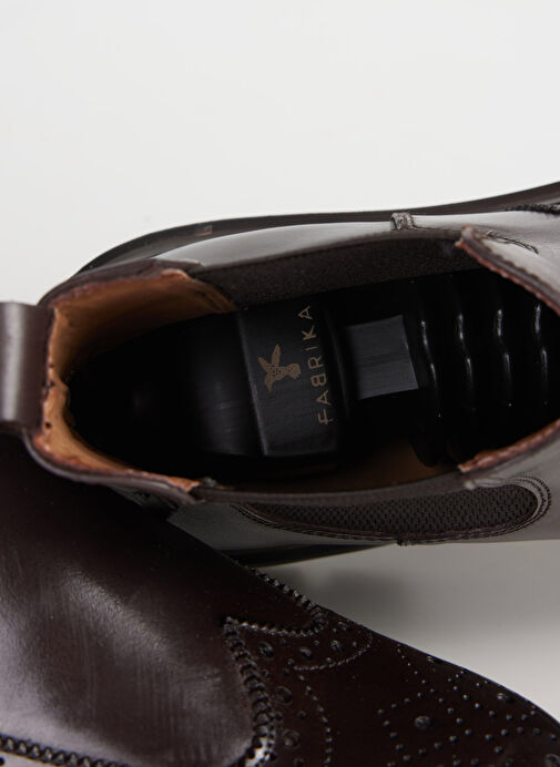 Fabrika Kahverengi Erkek Deri Bot JASON-AMOS - Görsel 7