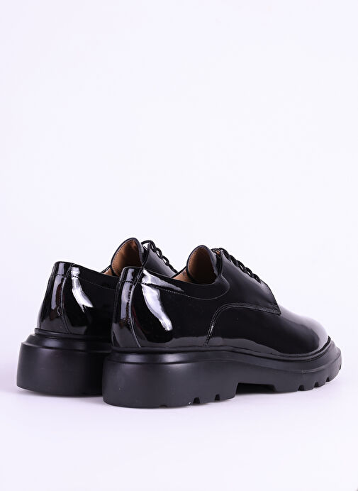 Fabrika Siyah Erkek Deri Klasik Ayakkabı JASON-BAYLEY - Görsel 5