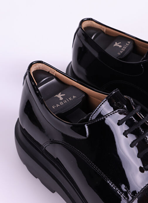 Fabrika Siyah Erkek Deri Klasik Ayakkabı JASON-BAYLEY - Görsel 8