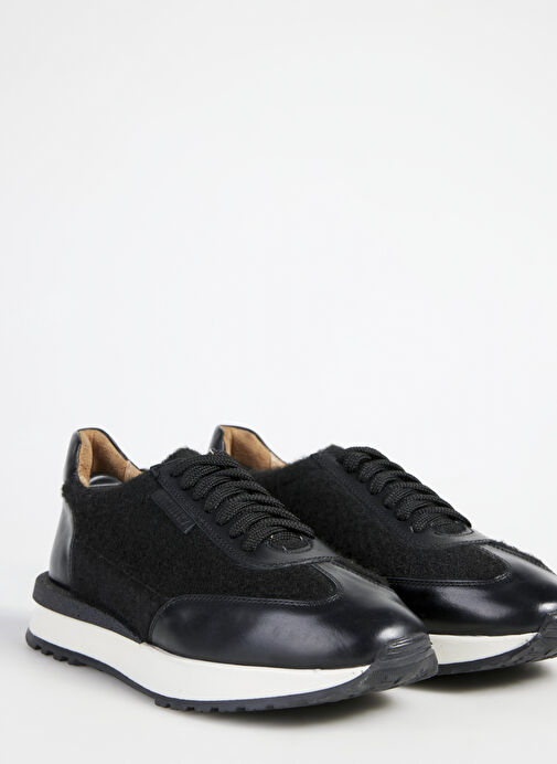 Fabrika Fabrika Siyah Erkek Deri - Kumaş Sneaker BENJI-AMYAS | Boyner Siyah - 8. görsel