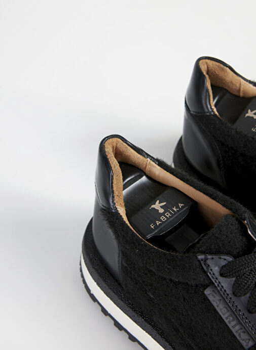 Fabrika Fabrika Siyah Erkek Deri - Kumaş Sneaker BENJI-AMYAS | Boyner Siyah - 7. görsel