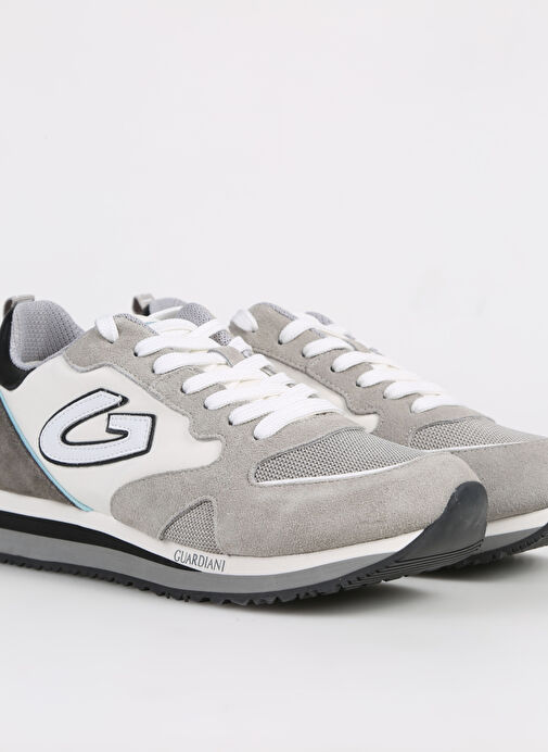 Beyaz - Gri Erkek Sneaker WEN 0092 LOW - Görsel 6