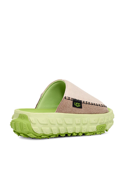 Ugg Bej-Yeşil Kadın Deri Terlik 1152680 - Görsel 5