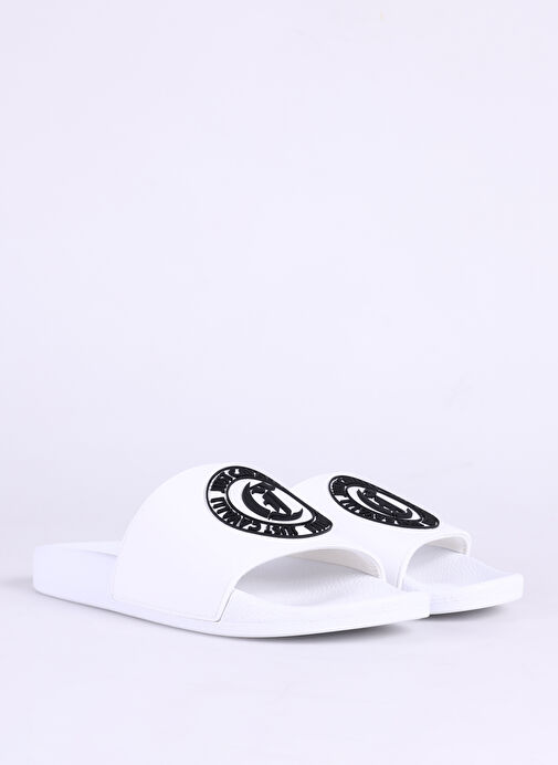 Just Cavalli Beyaz-Siyah Erkek Terlik FONDO POOL DIS. 4 - Görsel 3