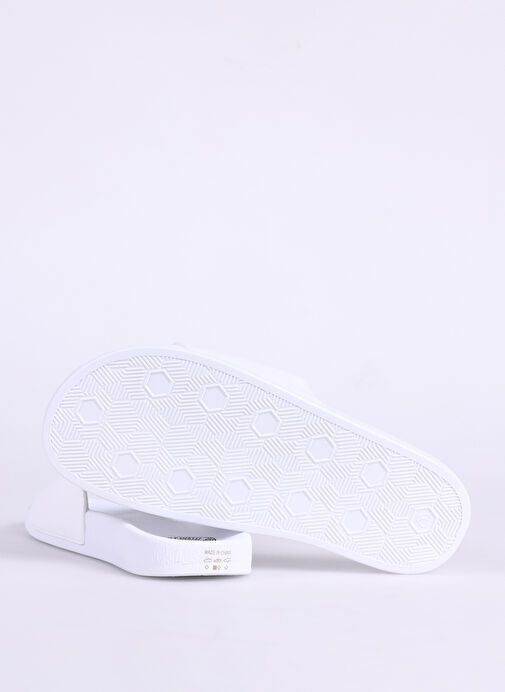 Just Cavalli Beyaz-Siyah Erkek Terlik FONDO POOL DIS. 4 - Görsel 5