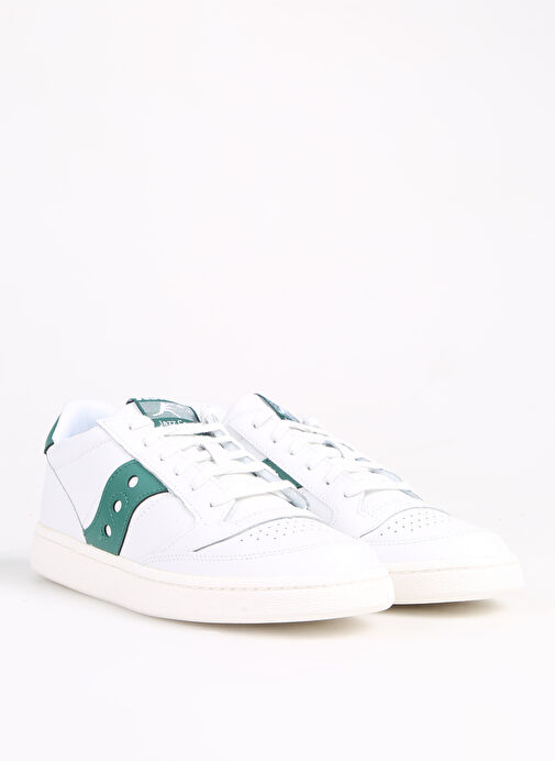 Saucony JAZZ COURT Beyaz - Yeşil Deri Erkek Günlük Spor Ayakkabı - Görsel 3