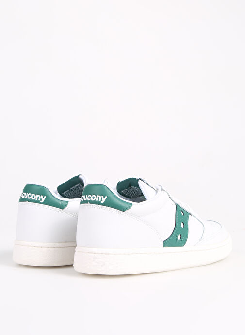 Saucony JAZZ COURT Beyaz - Yeşil Deri Erkek Günlük Spor Ayakkabı - Görsel 4