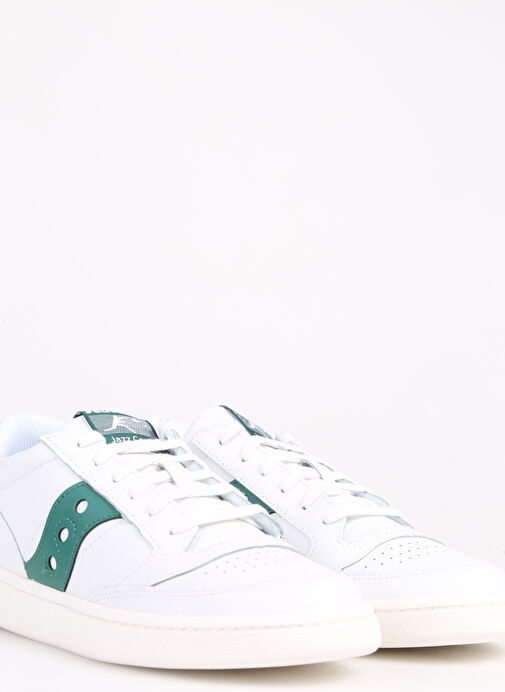 Saucony JAZZ COURT Beyaz - Yeşil Deri Erkek Günlük Spor Ayakkabı - Görsel 6