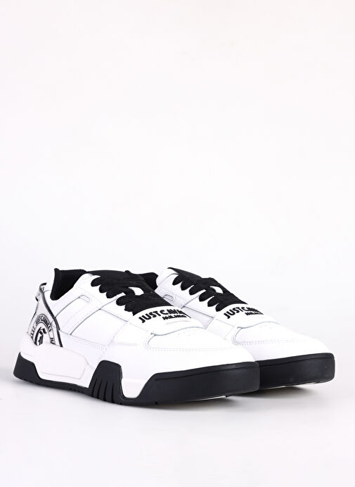 Just Cavalli Beyaz-Siyah Erkek deri Sneaker FONDO STYLE DIS. 3 - Görsel 3