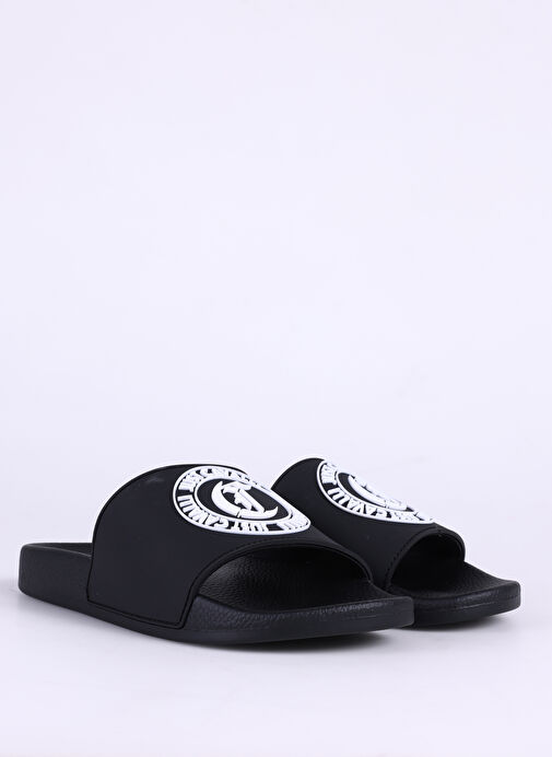 Just Cavalli Siyah-Beyaz Erkek Terlik FONDO POOL DIS. 4 - Görsel 3