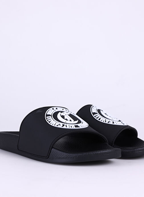 Just Cavalli Siyah-Beyaz Erkek Terlik FONDO POOL DIS. 4 - Görsel 6