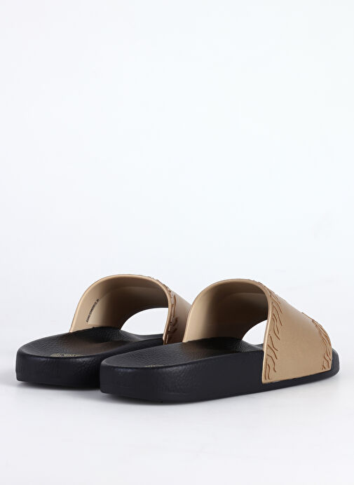 Just Cavalli Siyah-Altın Erkek Terlik FONDO POOL DIS. 1 - Görsel 4