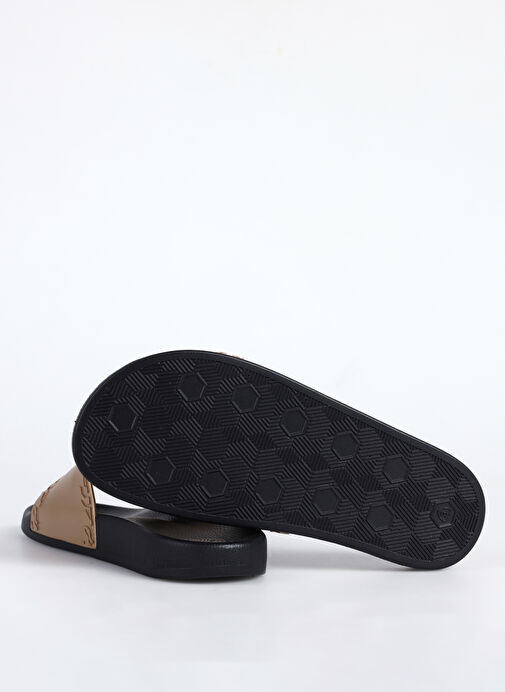 Just Cavalli Siyah-Altın Erkek Terlik FONDO POOL DIS. 1 - Görsel 5