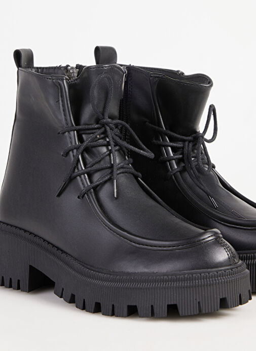 F By Fabrika Siyah Kadın Bot RENA - Görsel 4