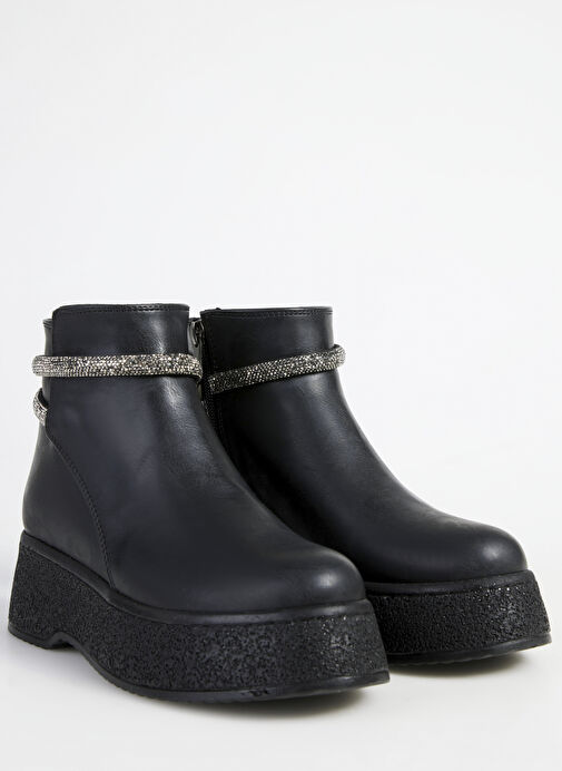 F By Fabrika Siyah Kadın Bot MILI - Görsel 7