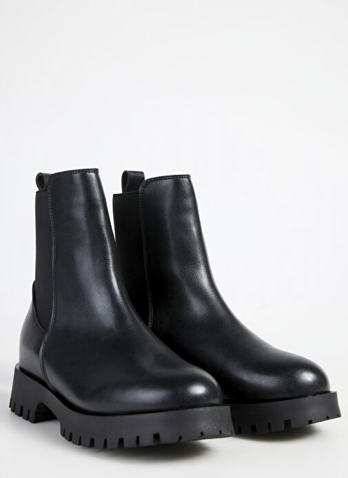 F By Fabrika Siyah Kadın Bot SOBEK - Görsel 6