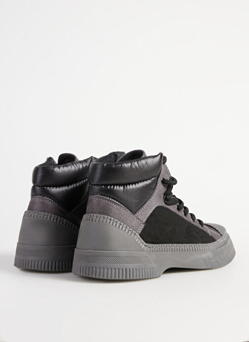 F By Fabrika Gri-Siyah Kadın Bot NOZA - Görsel 4