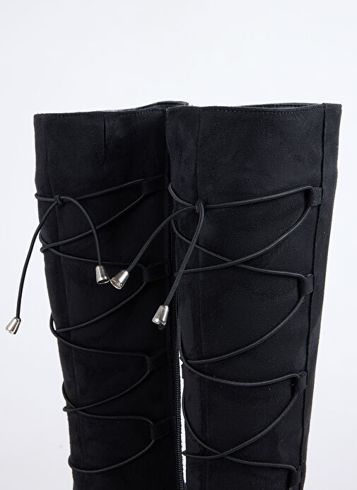 F By Fabrika Siyah Kadın Çizme EDDIE - Görsel 6