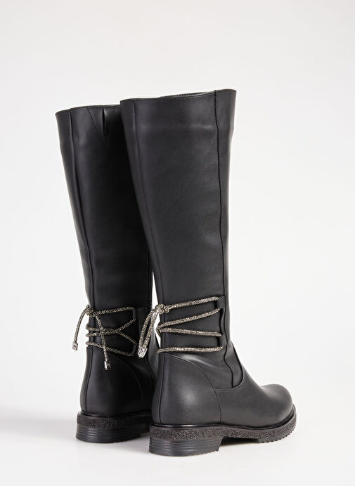 F By Fabrika Siyah Kadın Çizme HAILA - Görsel 5